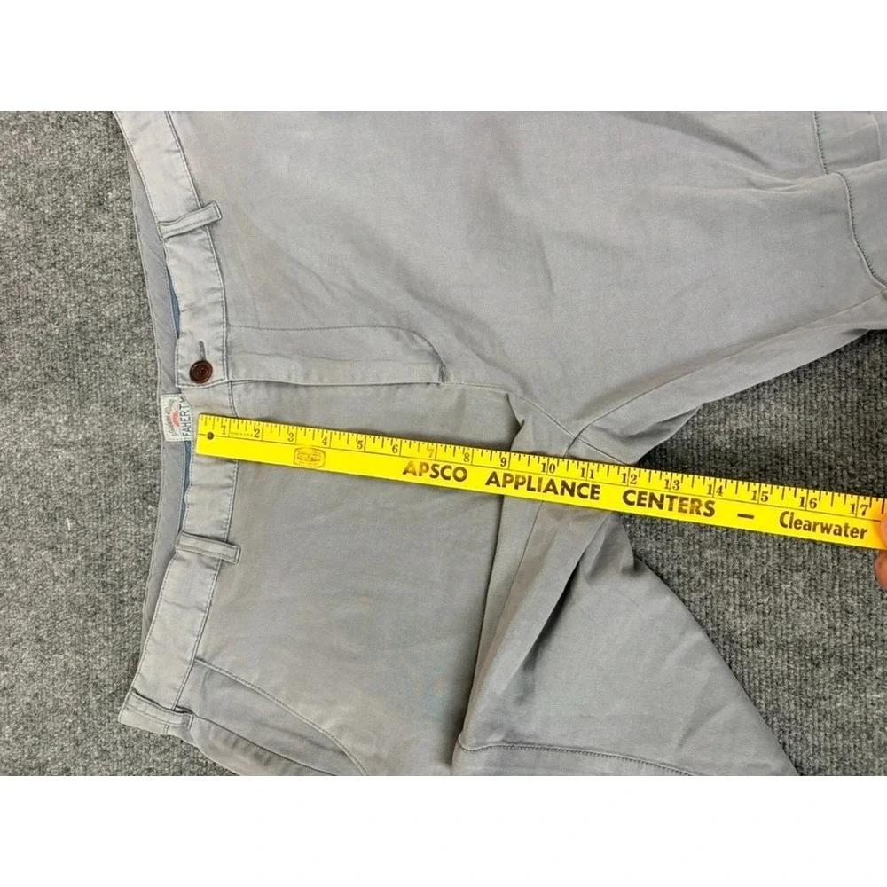 Faherty All Day Shorts Mens Gray Chino Casual Cotton Stretch 9